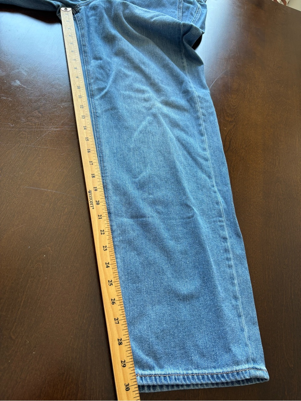 American Eagle Mom Jeans Elastic Paperbag Waist High-Rise 12 Medium Wash - Picture 9 of 11